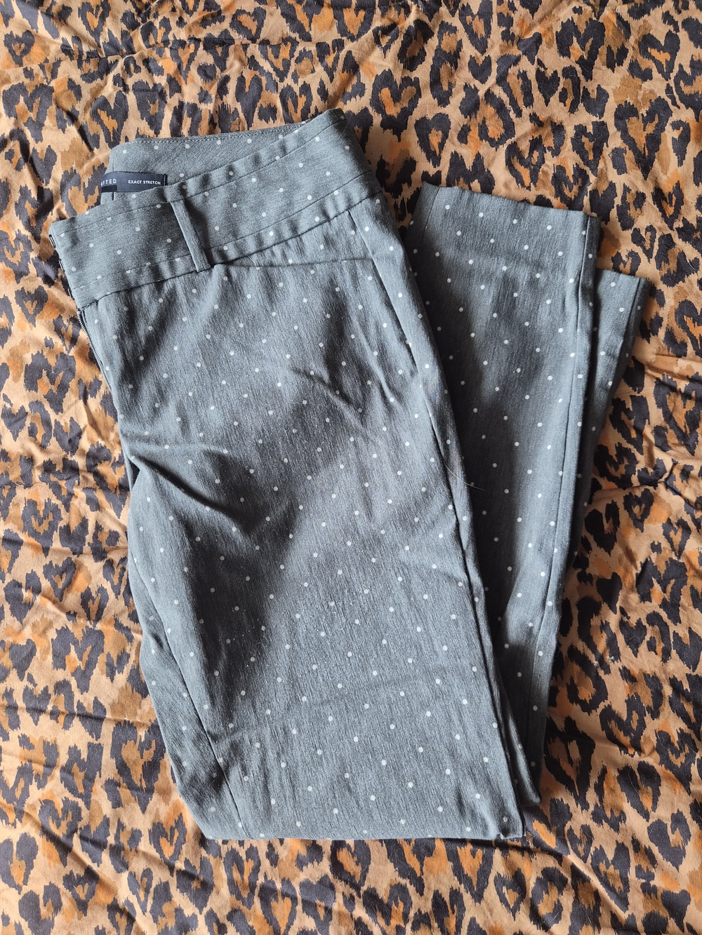 The Limited Grey Polka Dot Women's Dress Pants